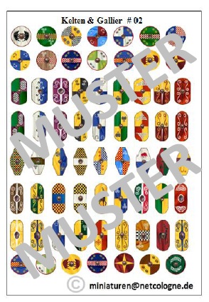 Shields Celts, Gauls and Germanics 02, 1:72